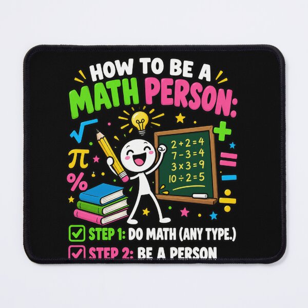 Item preview, How to Be a Math Person Funny Math designed and sold by anapldv.