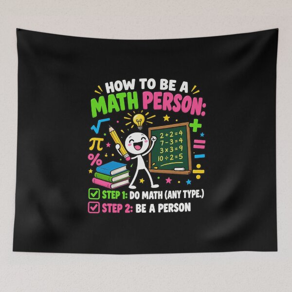 Item preview, How to Be a Math Person Funny Math designed and sold by anapldv.