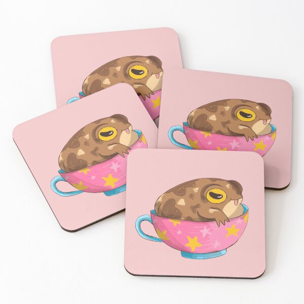 Item preview, Rain frog in a tea cup designed and sold by SplodgeBlossom Illustration.