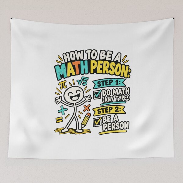 Item preview, How to Be a Math Person designed and sold by anapldv.