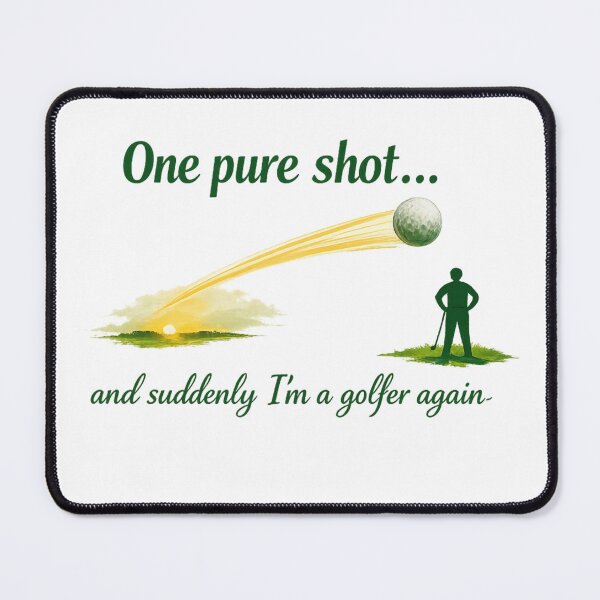 Item preview, One Pure Shot Golf Design designed and sold by RMBPrintStudio.