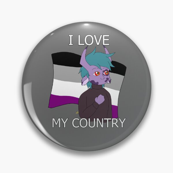 Item preview, I love my country asexual pride designed and sold by OlliezVulpes.