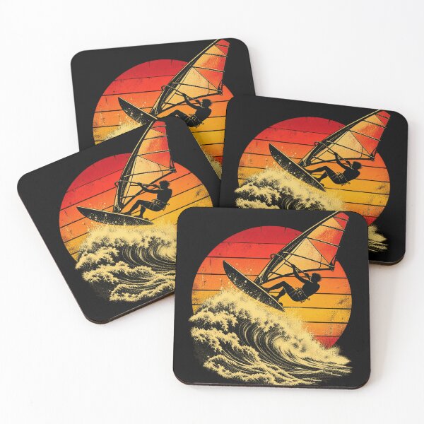 Item preview, Windsurfing at Sunset Ocean Wave designed and sold by anapldv.