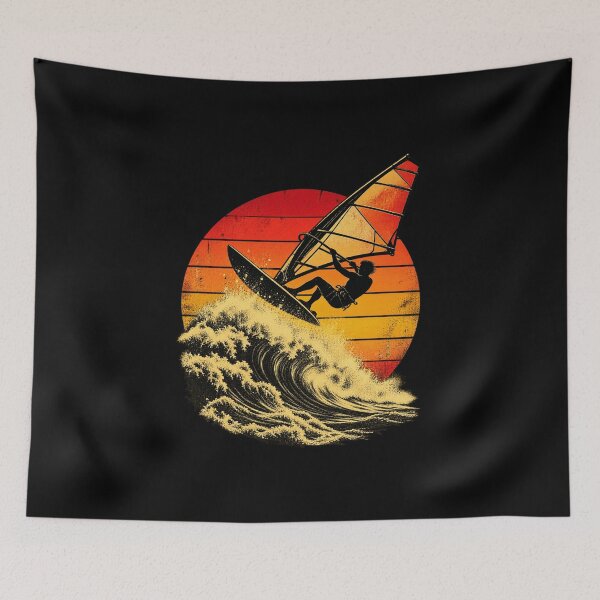 Item preview, Windsurfing at Sunset Ocean Wave designed and sold by anapldv.