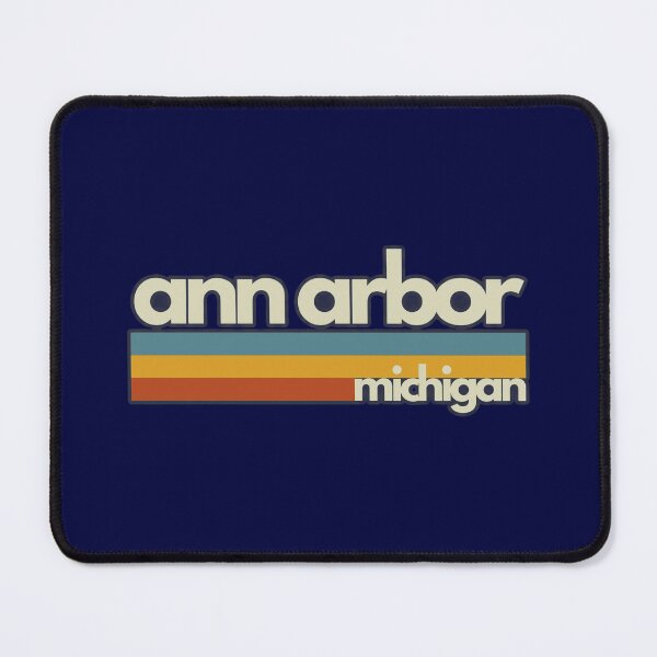Item preview, Ann Arbor Michigan 1970s Vintage Retro Horizon Stripes designed and sold by heulwenpat.