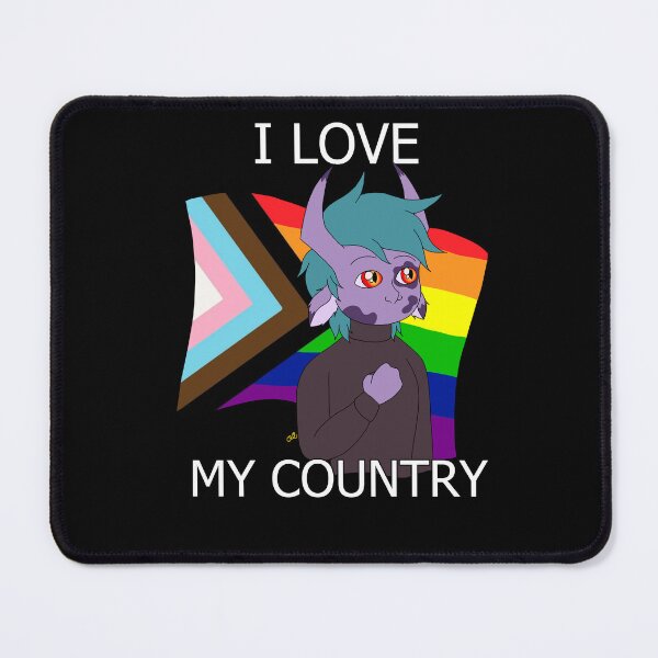 Item preview, I love my country lgbtqia pride designed and sold by OlliezVulpes.