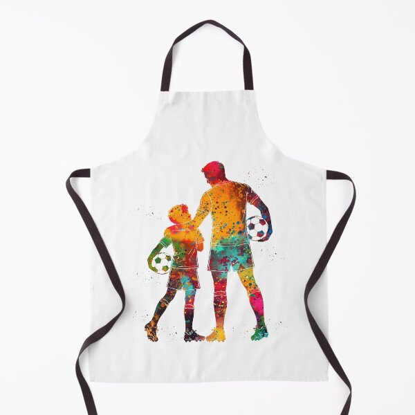 Item preview, Soccer Dad and Son Watercolor Art designed and sold by Liededrom..