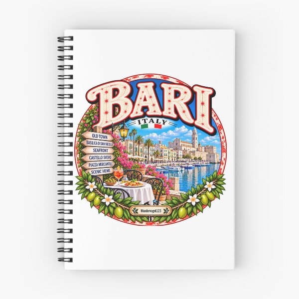 Item preview, Bari, Italy – Historic Old Town, Port & Dolce Vita designed and sold by Wandervogel123.