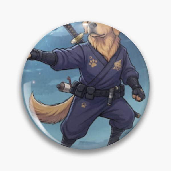 Item preview, Ninja Hund Dach Kampf Japan Style  designed and sold by Sven83.