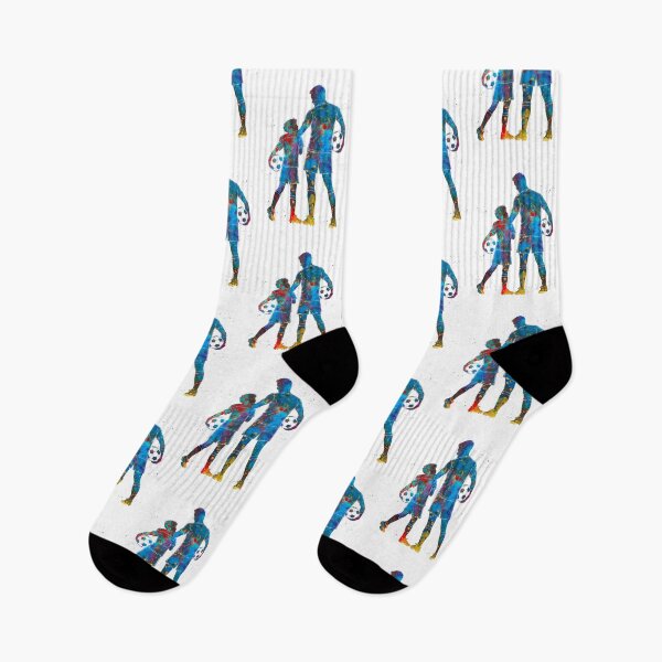 Item preview, Soccer Dad and Son Watercolor Art designed and sold by Liededrom..