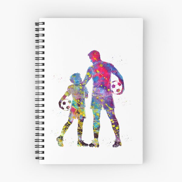 Item preview, Soccer Dad and Son Watercolor Art designed and sold by Liededrom..