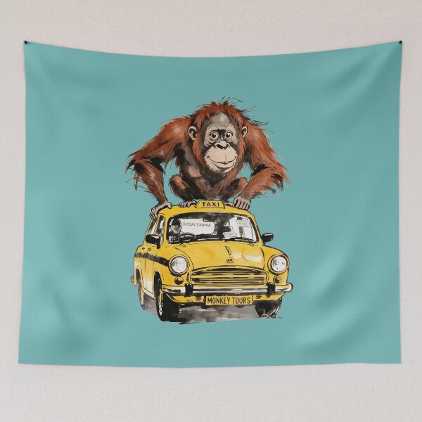 Item preview, Monkey Taxi Tour - Orangutan's Urban Adventure  designed and sold by vivendulies.