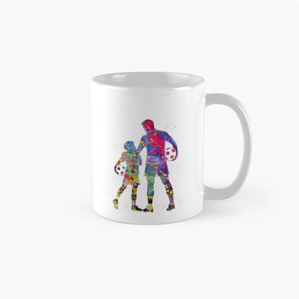 Item preview, Soccer Dad and Son Watercolor Art designed and sold by Liededrom..