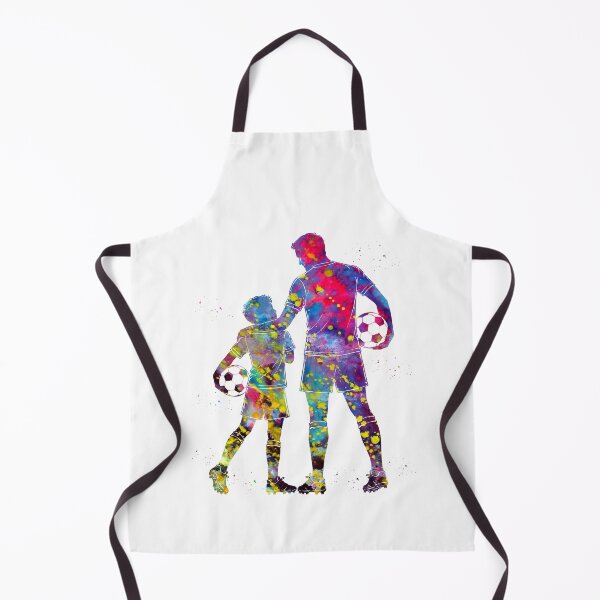 Item preview, Soccer Dad and Son Watercolor Art designed and sold by Liededrom..
