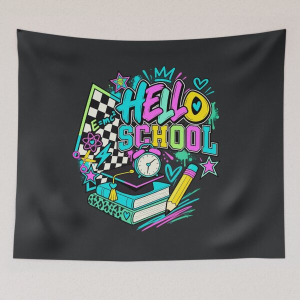 Item preview, Hello School – School Life & Study Vibes designed and sold by Aimetoi.