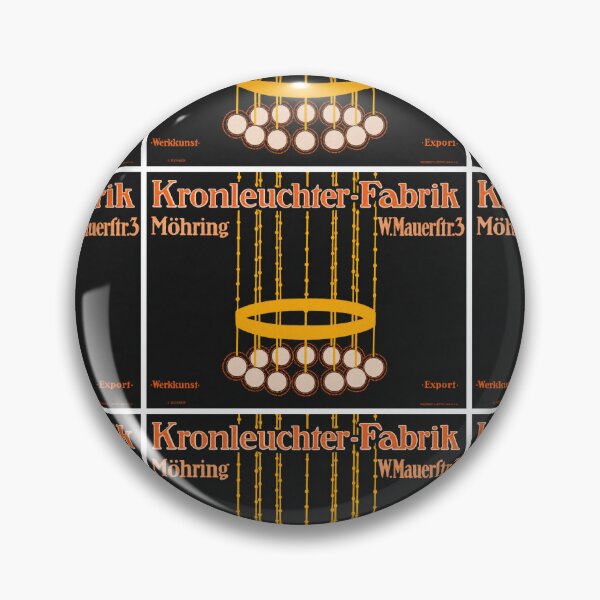 Item preview, Kronleuchter Fabrik Möhring Plakatstil 1910 designed and sold by artofuniverse.