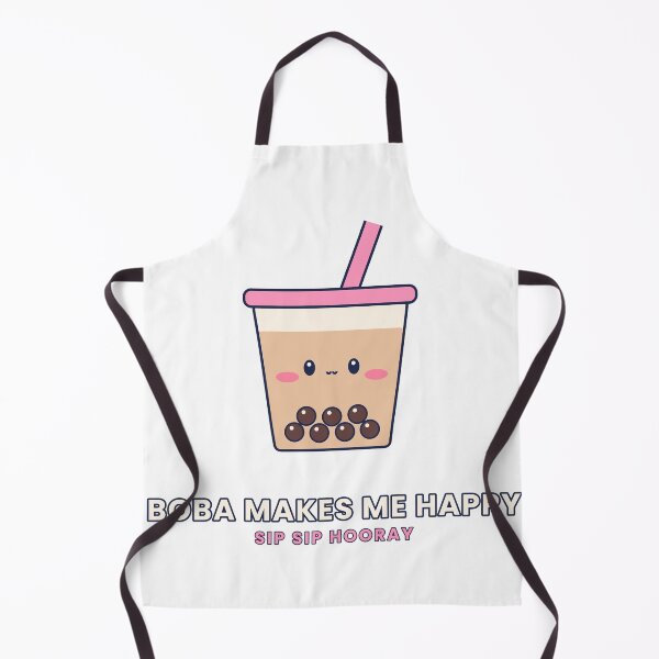 Aperçu de l'œuvre Kawaii Boba Tea Cute Bubble Tea Face créée et vendue par RedStarlo.