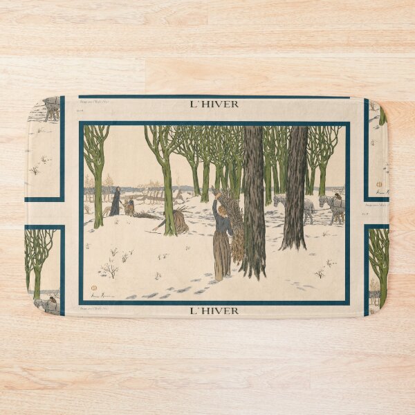 Item preview, L'Hiver Winter Scene Henri Rivière designed and sold by artofuniverse.