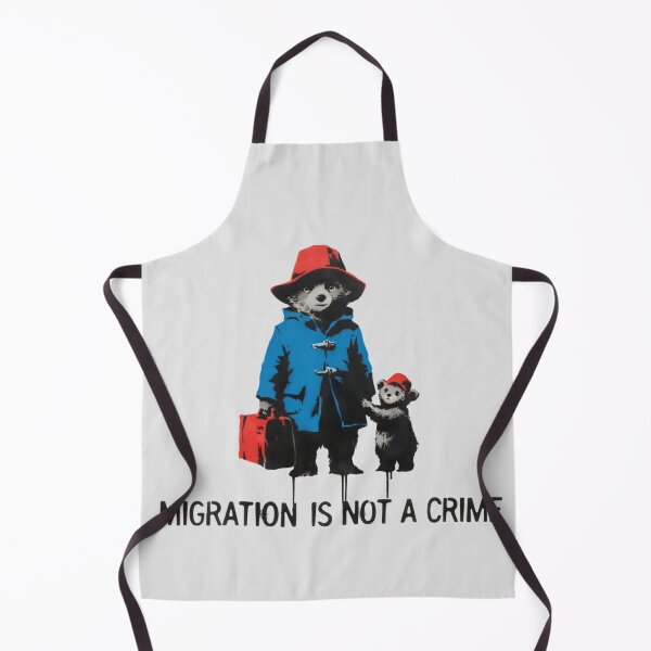 Item preview, Banksy - migration is not a crime designed and sold by 123ks.