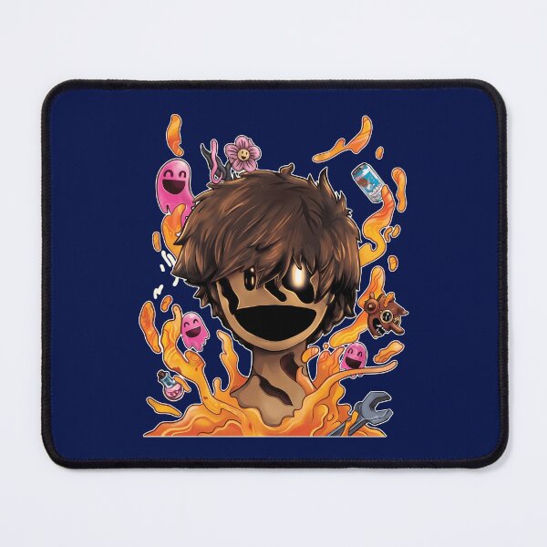Item preview, Anime Fire Mage Warrior Flaming Mask Shonen Streetwear designed and sold by kiannagarcia.