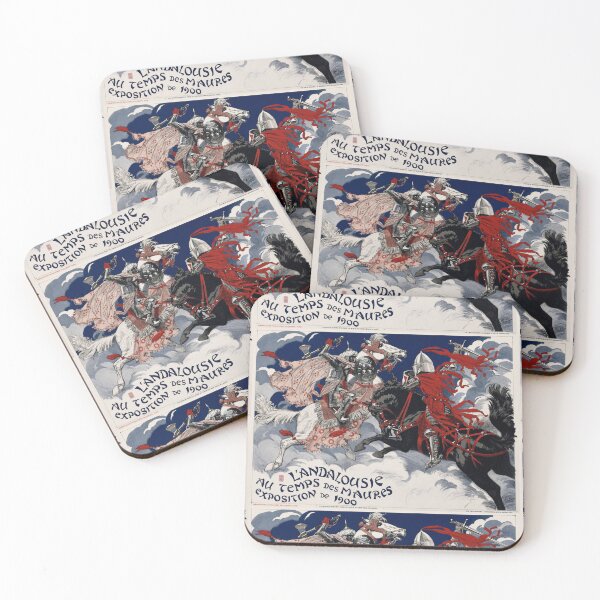Item preview, Andalousie Moorish Knights Grasset 1900 designed and sold by artofuniverse.