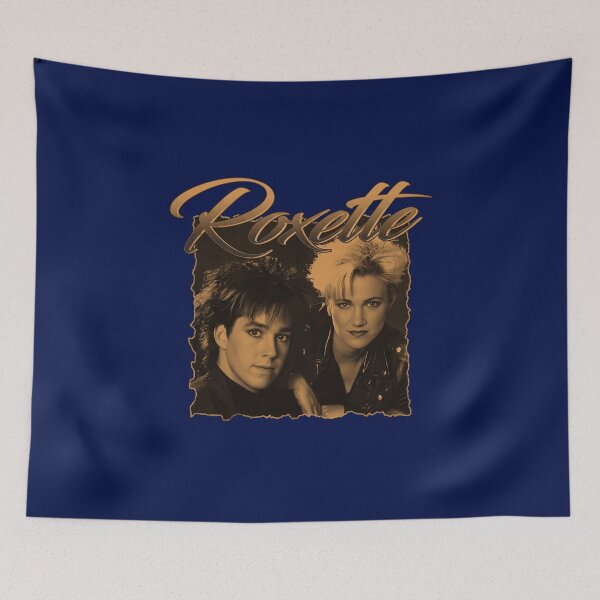 Item preview, 80s Hair Metal Rock Band Glam Rock Retro Duo Portrait designed and sold by kiannagarcia.