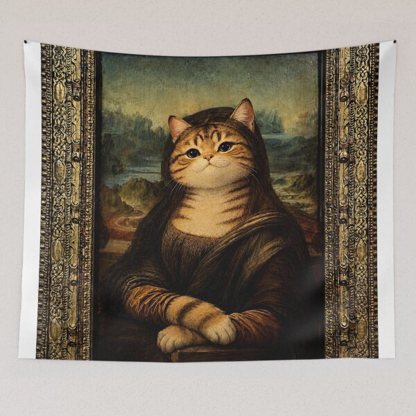Item preview, The Purrtrait of a Renaissance Cat designed and sold by Moochie Studios.