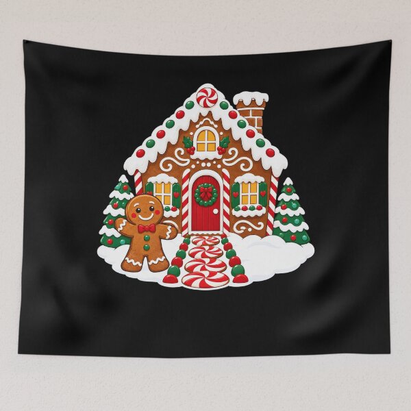 Item preview, Christmas Gingerbread House Cookie Baking Pajamas Xmas Party designed and sold by clothesy7.