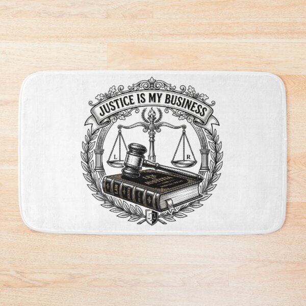 Item preview, Justice Is My Business Attorney Law Profession Design designed and sold by PixelStyle Studio.