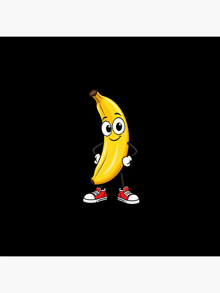 Thumbnail 3 of 3, Pin, Cute Cartoon Banana Character designed and sold by ROUX-ART.
