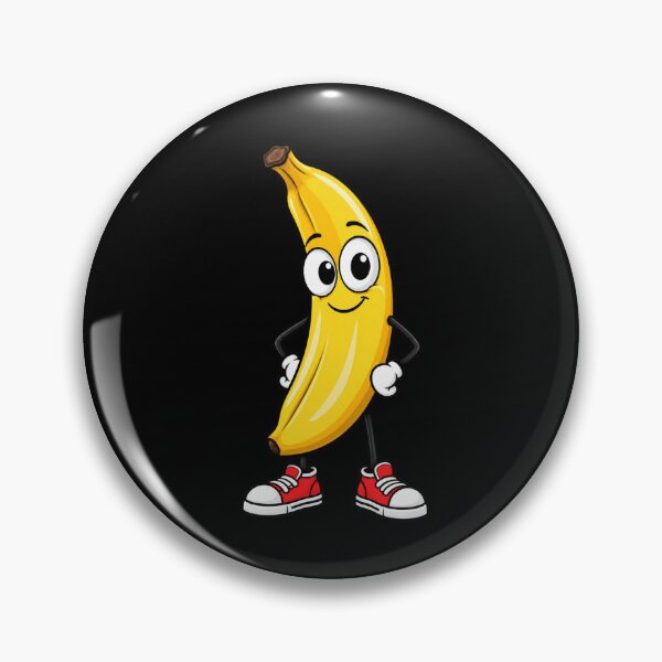 Item preview, Cute Cartoon Banana Character designed and sold by ROUX-ART.