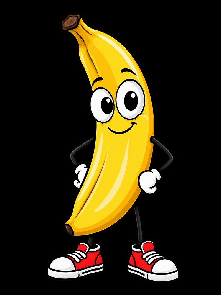 Thumbnail 3 of 3, Scarf, Cute Cartoon Banana Character designed and sold by ROUX-ART.