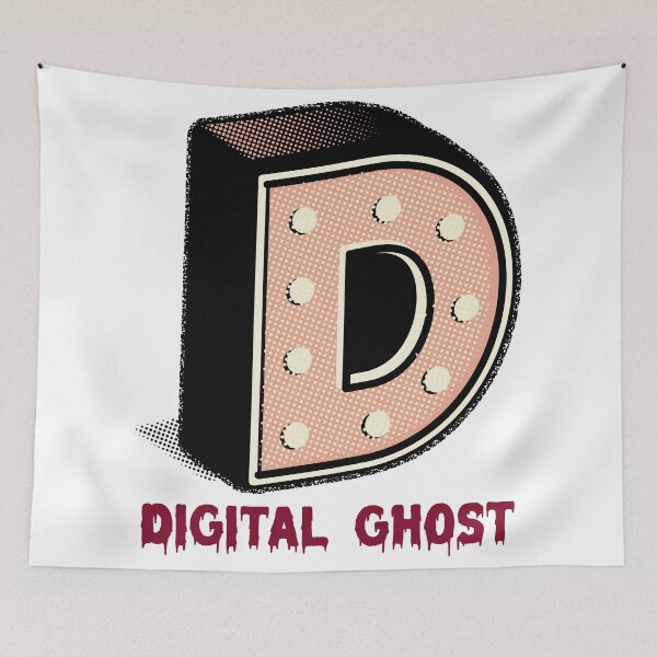 Item preview, Digital Ghost - Vintage Light Up Marquee Letter D T-Shirt designed and sold by Da Here Market.