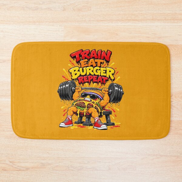 Item preview, Train eat burger repeat designed and sold by Edrien Design.