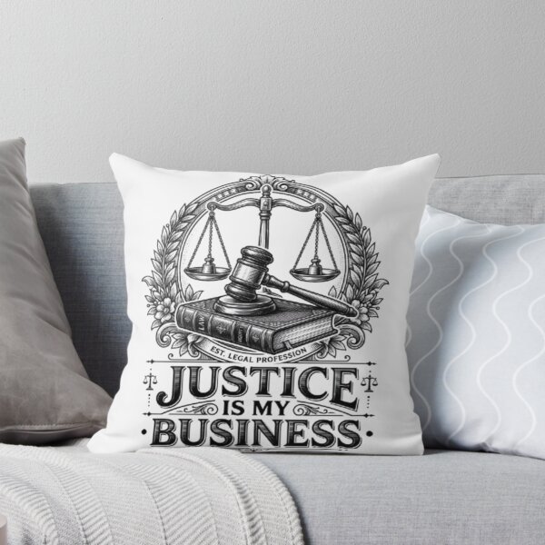 Item preview, Justice Is My Business Legal Profession Lawyer Gift designed and sold by PixelStyle Studio.