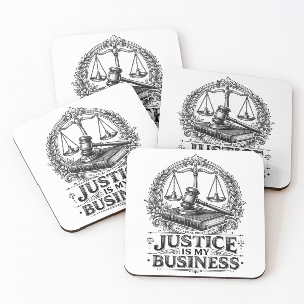 Item preview, Justice Is My Business Legal Profession Lawyer Gift designed and sold by PixelStyle Studio.