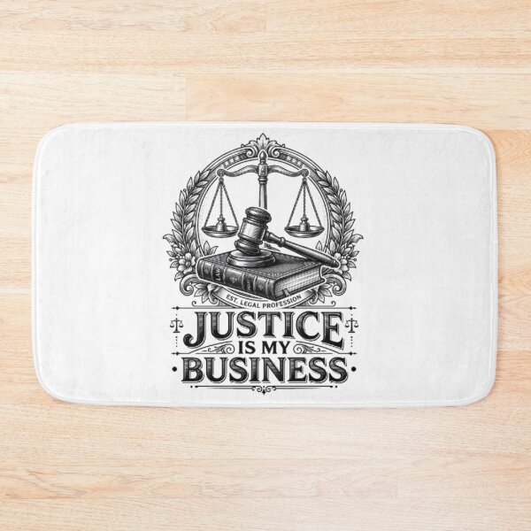 Item preview, Justice Is My Business Legal Profession Lawyer Gift designed and sold by PixelStyle Studio.