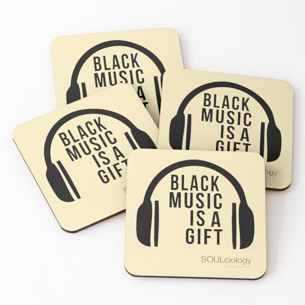 Item preview, Black Music Is A Gift Headphones Silhouette Audio Beats designed and sold by calliopegomez.