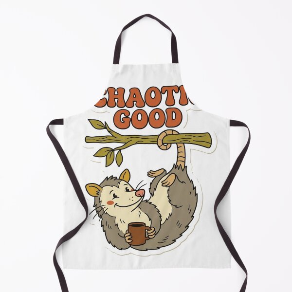 Item preview, Chaotic Good Funny Opossum Retro 70s Coffee Sticker designed and sold by RetroVibe Supply.