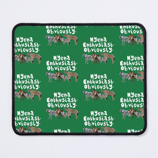 Item preview, Hyena Enthusiast Obviously Funny Wildlife Design designed and sold by PrettylittlepastelUk.