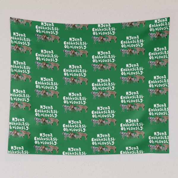 Item preview, Hyena Enthusiast Obviously Funny Wildlife Design designed and sold by PrettylittlepastelUk.