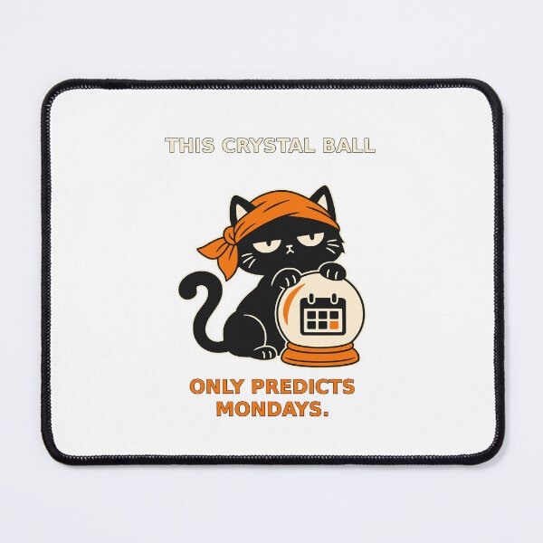 Item preview, Fortune-telling cat protests because magic ball on Halloween designed and sold by Honu2025.