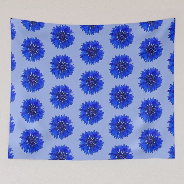 Item preview, Blue Bachelor Button designed and sold by ambervpk.