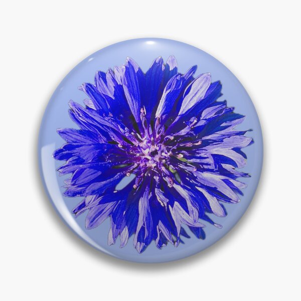 Item preview, Blue Bachelor Button designed and sold by ambervpk.