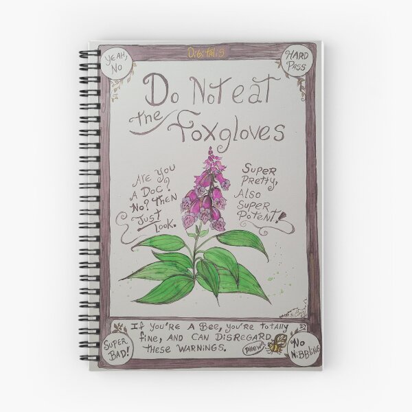 Item preview, Do Not Eat the Foxgloves designed and sold by MsFledermaus.