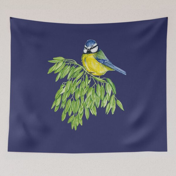 Item preview, Eurasian blue tit designed and sold by peaceofwork.