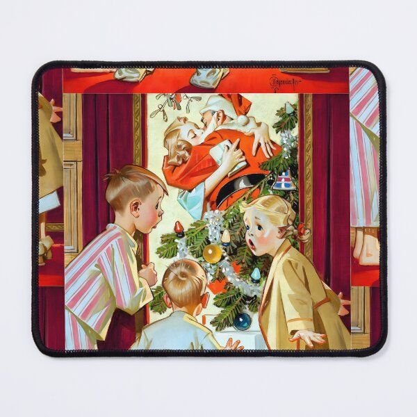 Item preview, I Saw Mother Kissing Santa Claus - J. C. Leyendecker designed and sold by Jon-Baran.