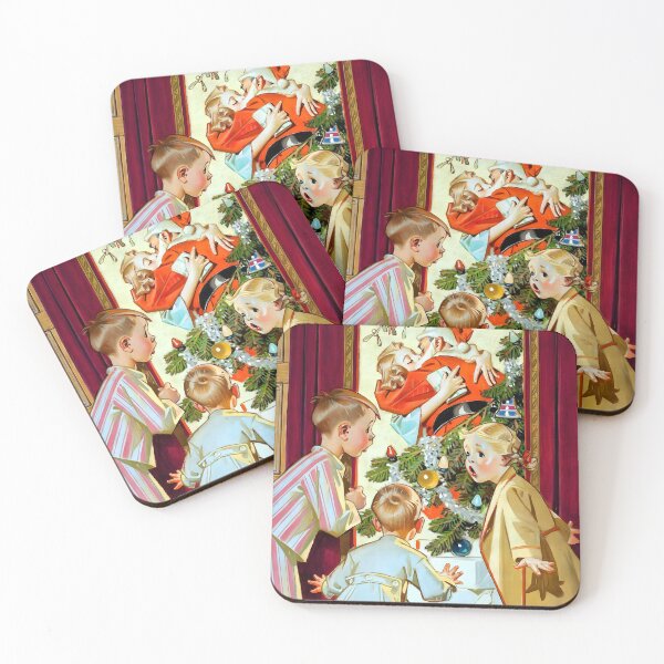 Item preview, I Saw Mother Kissing Santa Claus - J. C. Leyendecker designed and sold by Jon-Baran.