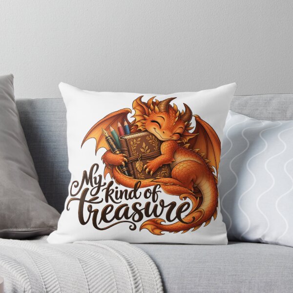 Item preview, My Kind of Treasure - Dragon with Journal and Pencils designed and sold by Digipeel.