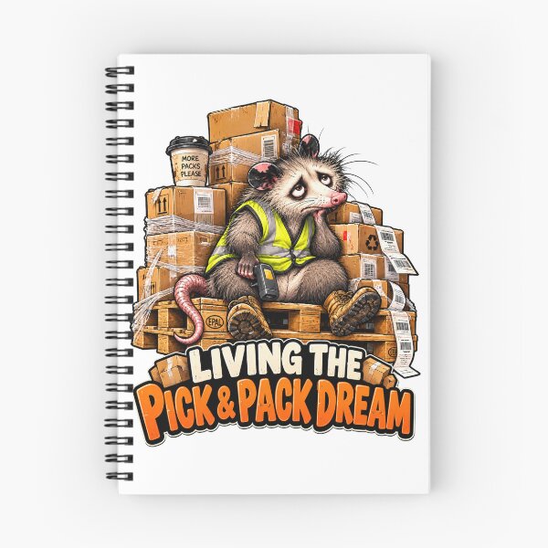 Artikelvorschau, Funny Opossum Pick and Pack Worker entworfen und verkauft von DoodleDarling.